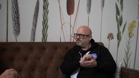 Still from the interview with Andy Meiner