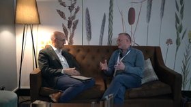 Still from the interview with Ian McNicoll