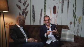 Still from the interview with Jordi Piera Jimenez